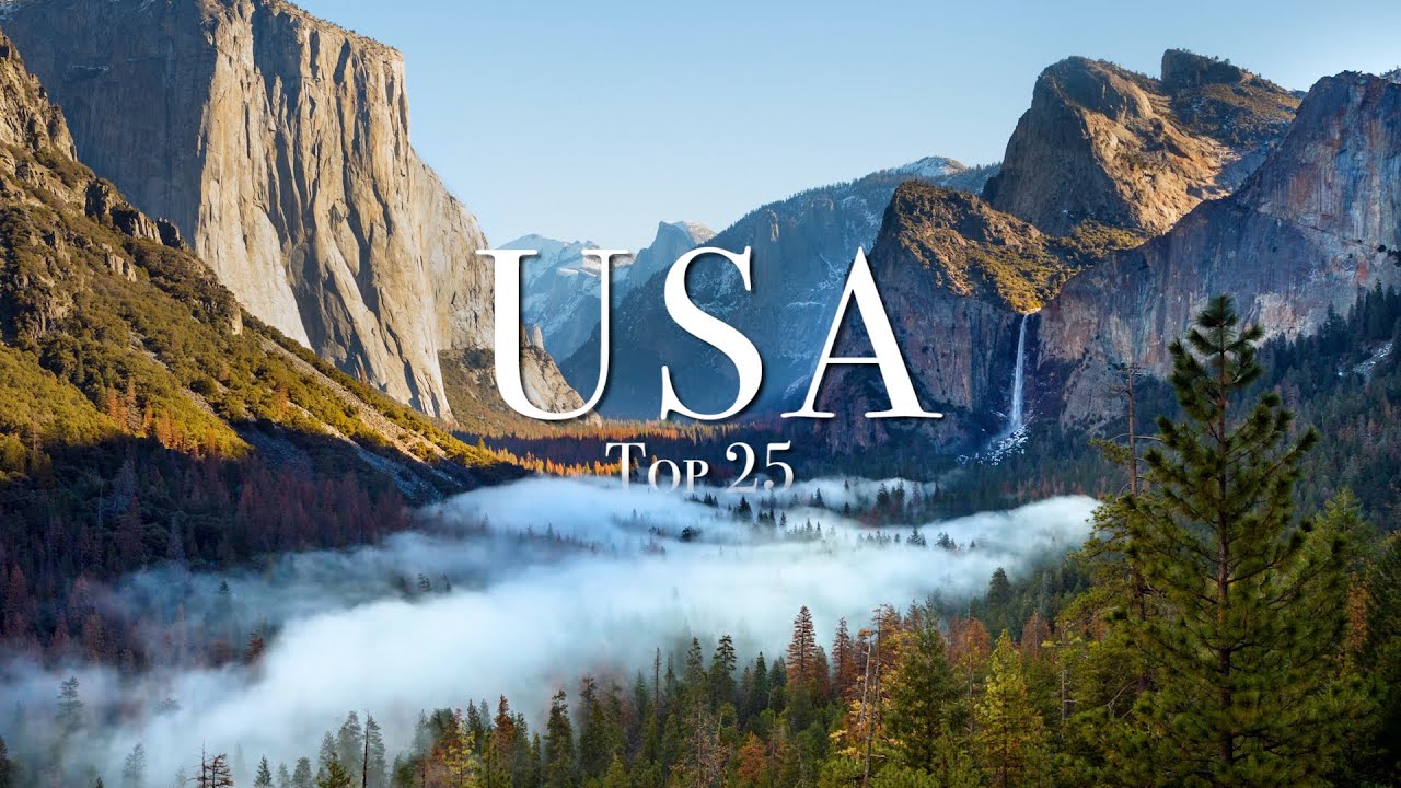 Where is your favourite place. Scenic Relaxation. Places to visit in the USA. Places to Travel in USA. 25 Best places to visit in the USA Travel Video.