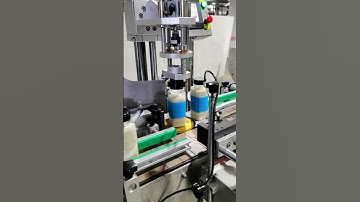 Automatic labeling machine | bottle labeling machine#machine #labelingmachine #productionline