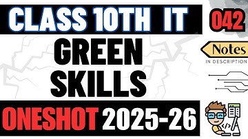 Green Skills | Class 10 IT 402 | Employability Skills Unit 5 | Complete One Shot | 2025-26