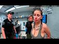 Woman Spits Blood in Deputy's Face