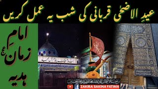 Shab e Eid Imam E Zamana Amal || عید الاضحی امام زمانہ خاص عمل