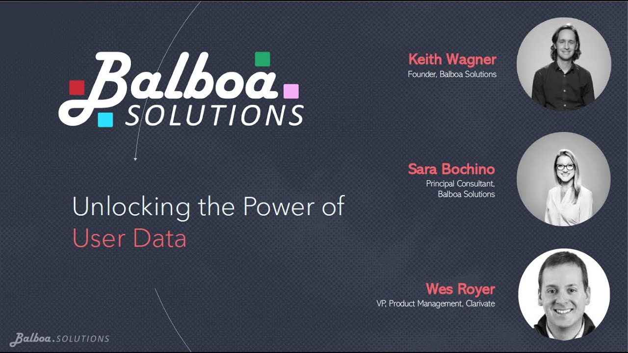 [PANEL] Unlocking the Power of User Data - YouTube