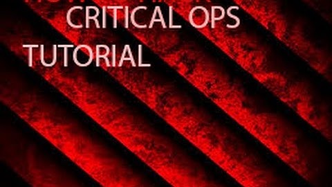 HOW TO HACK CRITICAL OPS ANDROID/IOS 2016 (VOICE TUTORIAL) C-OPS HACK
