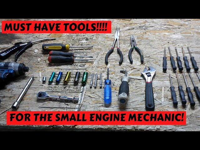 The tools every small engine mechanic MUST have! 