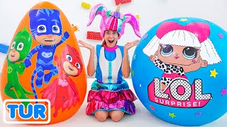 Vlad Ve Niki, Oyuncaklarla Dev Yumurta Sürprizi Oynuyor