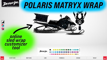 How To Customize A Polaris Matryx Sled Wrap
