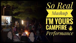 Raef - 'So Real   I'm Yours' (mashup) Live Campfire Performance | IMAAM Youth : Rockville, Maryland