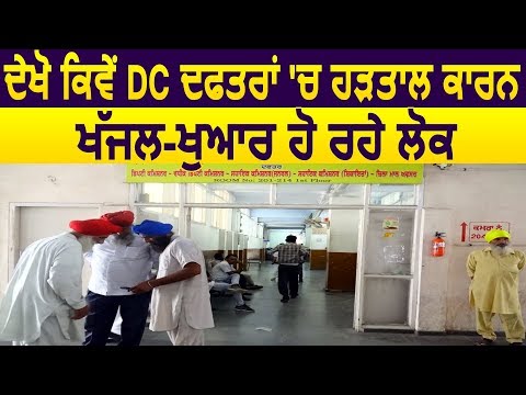 देखिए कैसे DC office की Strike लोगों के लिए बनी मुसीबत