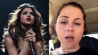 Selena gomez's mom stopped her from performing due to a facebook death
threat!