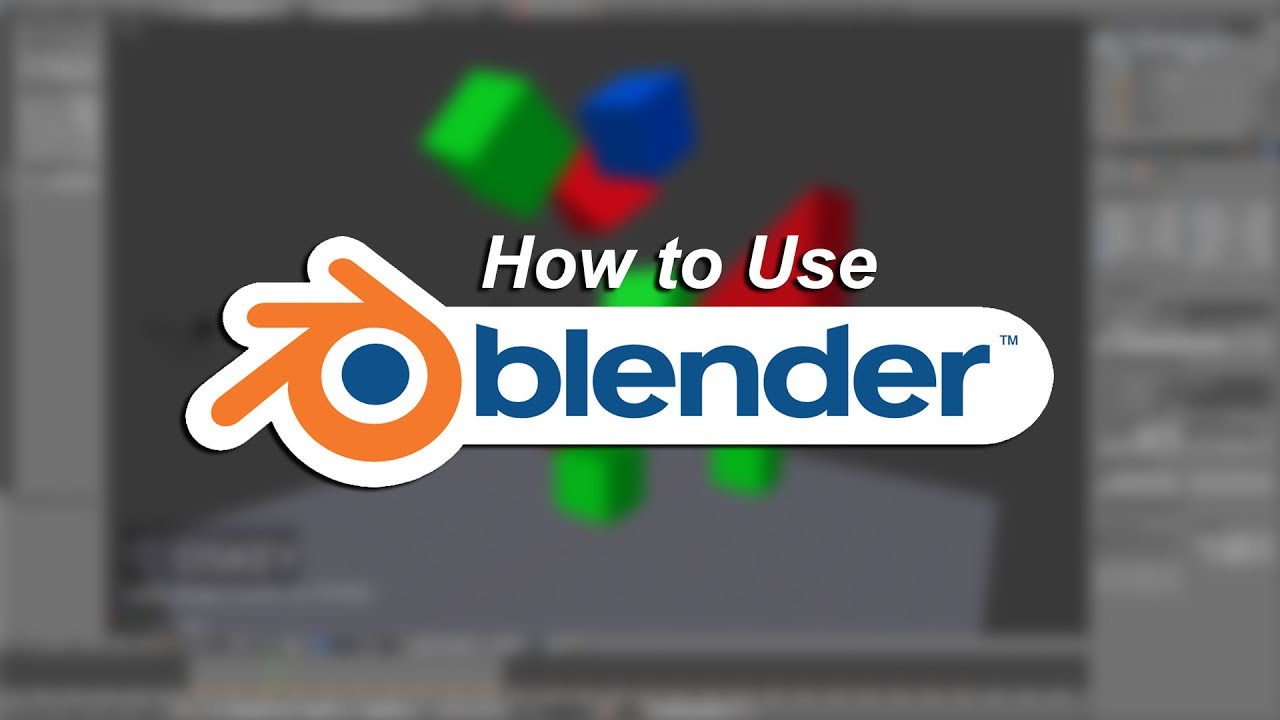 how to use blender 3d animation software