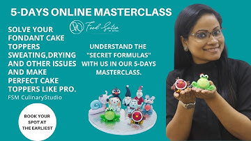 SECRET METHODS TO MAKE FASTER FONDANT CAKE TOPPERS I MASTERCLASS