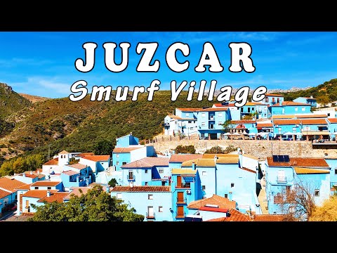Video: Juscar - the village of smurfs in Andalusia