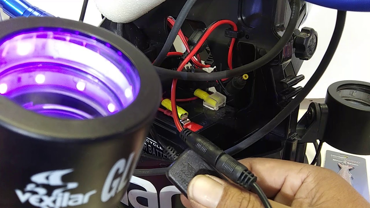 Vexilar glow glo ring install pro pack fish finder YouTube