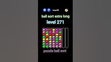 Ball sort puzzle level 271 is an effective tool for developing logical intelligence#shortvideo