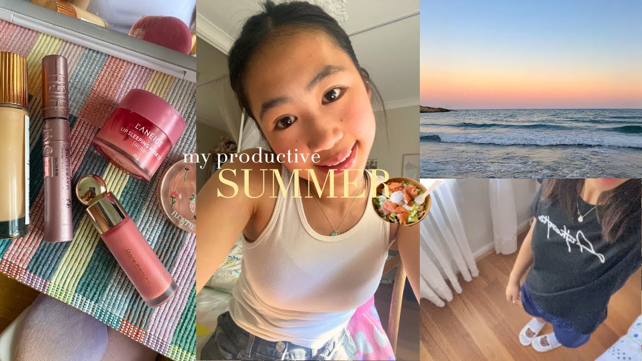 THE SUMMER OF 26’ || overwhelmed by life recently 🌺🌞🤍🍉 (working 6-hr shifts and having fun with fam)