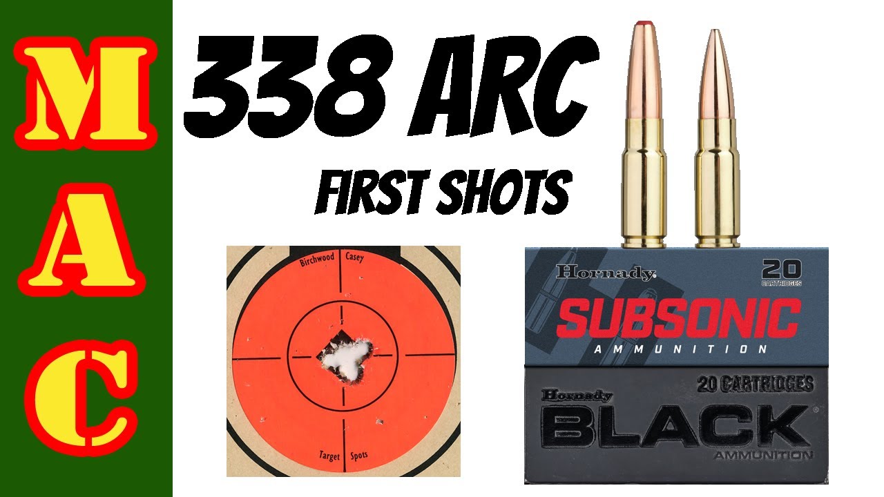 First Shots with the new 338 ARC