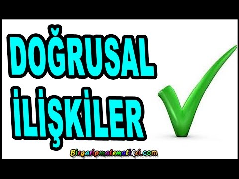 7.sınıf Doğrusal İlişkiler Konu anlatımı ve örnekler