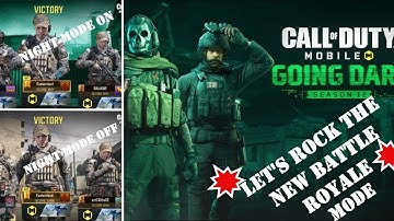 Call of Duty Mobile First Time Gameplay | New Night Mode On Live !!!