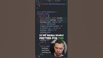 Use Prettier-Ignore 💡 #webdevelopment #frontenddeveloper #backenddeveloper #vscode #reactjs