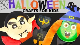 Halloween crafts for kids | PAPER PLATE CRAFTS #halloween2021 #halloweendiy
