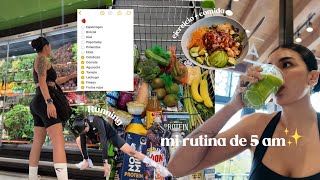 Mi Rutina De Las 5 Am Ejercicio Comida Saludable