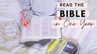 How to Read the Entire Bible in A Year - One Year Bible Reading Plan | My Five Tips