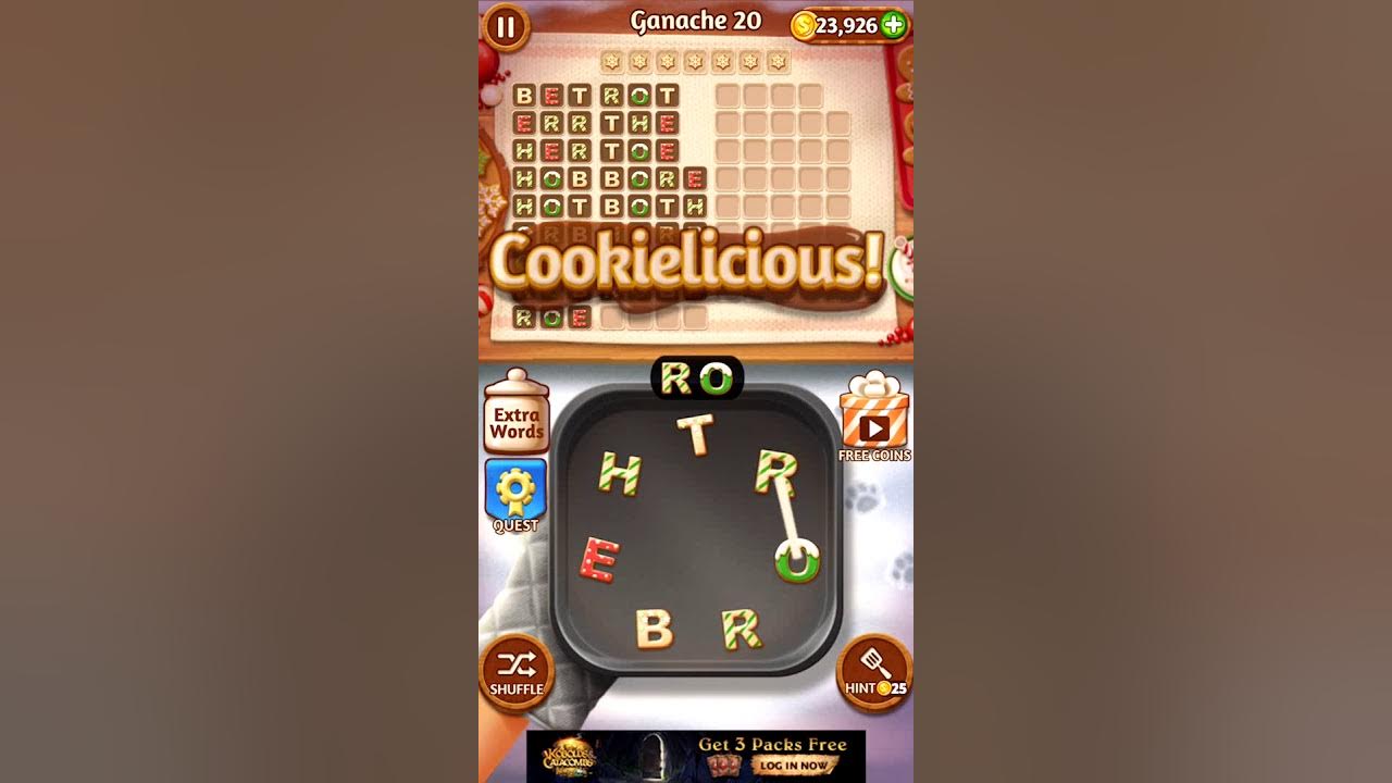 Word Cookies Ganache 20 Word Cookies Answers YouTube