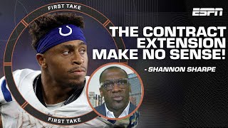 Jonathan Taylor's contract extension doesn't make sense to Shannon Sharpe | First Take YT Exclusive