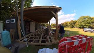 Wendover Shed - Day 1 Decking