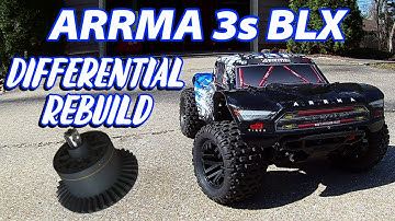 Arrma 3s blx Differential Rebuild & Lube - Internal Gears