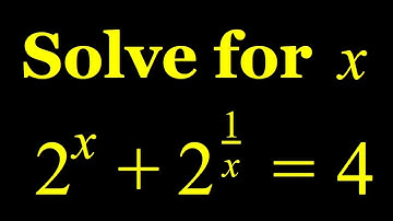 Another Non Standard Exponential Equation