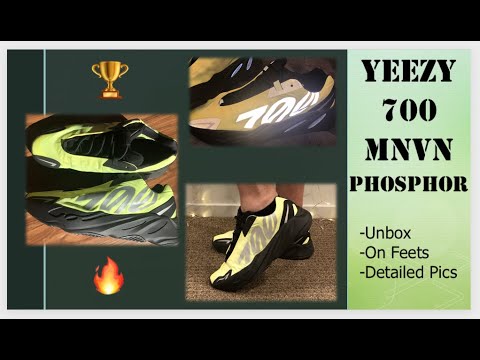 yeezy 700 phosphor on feet