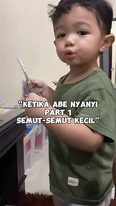 abe nyanyi semut-semut kecil #abecekut #shorts