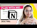 Notion Plan with Me! (1-Month Content Calendar Unedited-ish; Chatty)