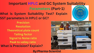 HPLC and GC System Suitability Parameters for QC and R & D department  I  Part 1  #pharmaceutical