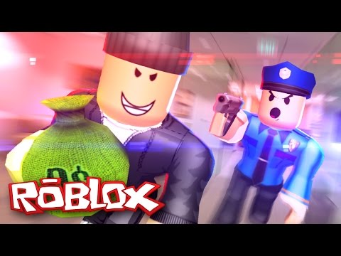 Roblox Adventures Cops And Robbers Robbing A Bank Youtube - roblox adventures rob the roblox bank and escape cops and robbers youtube