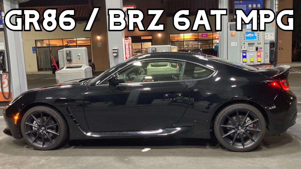 Toyota GR86 / Subaru BRZ 6AT Real World Fuel Economy Test YouTube