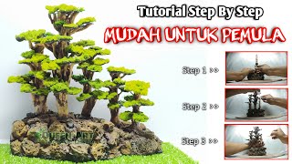 How to Make a Pine tree bonsai for Aquascaping - Bonsai Aquarium