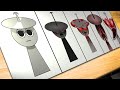 Drawing Incredibox Sprunki Phase 1 VS Phase 2 VS Phase 3 VS Phase 4 VS Phase 5 - Clurk