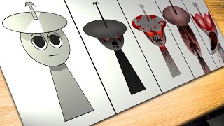 Drawing Incredibox Sprunki Phase 1 VS Phase 2 VS Phase 3 VS Phase 4 VS Phase 5 - Clurk