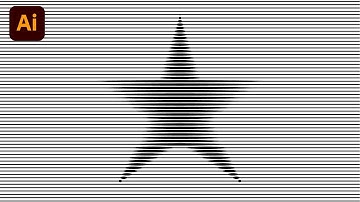 How To Draw Halftone Lines Hologram Effect with Adobe Illustrator Tutorial | Ahoo