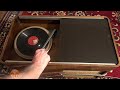 Schellackplatte Nr7 abgespielt mit Telefunken Sessel-Phono-Super 3976WKS