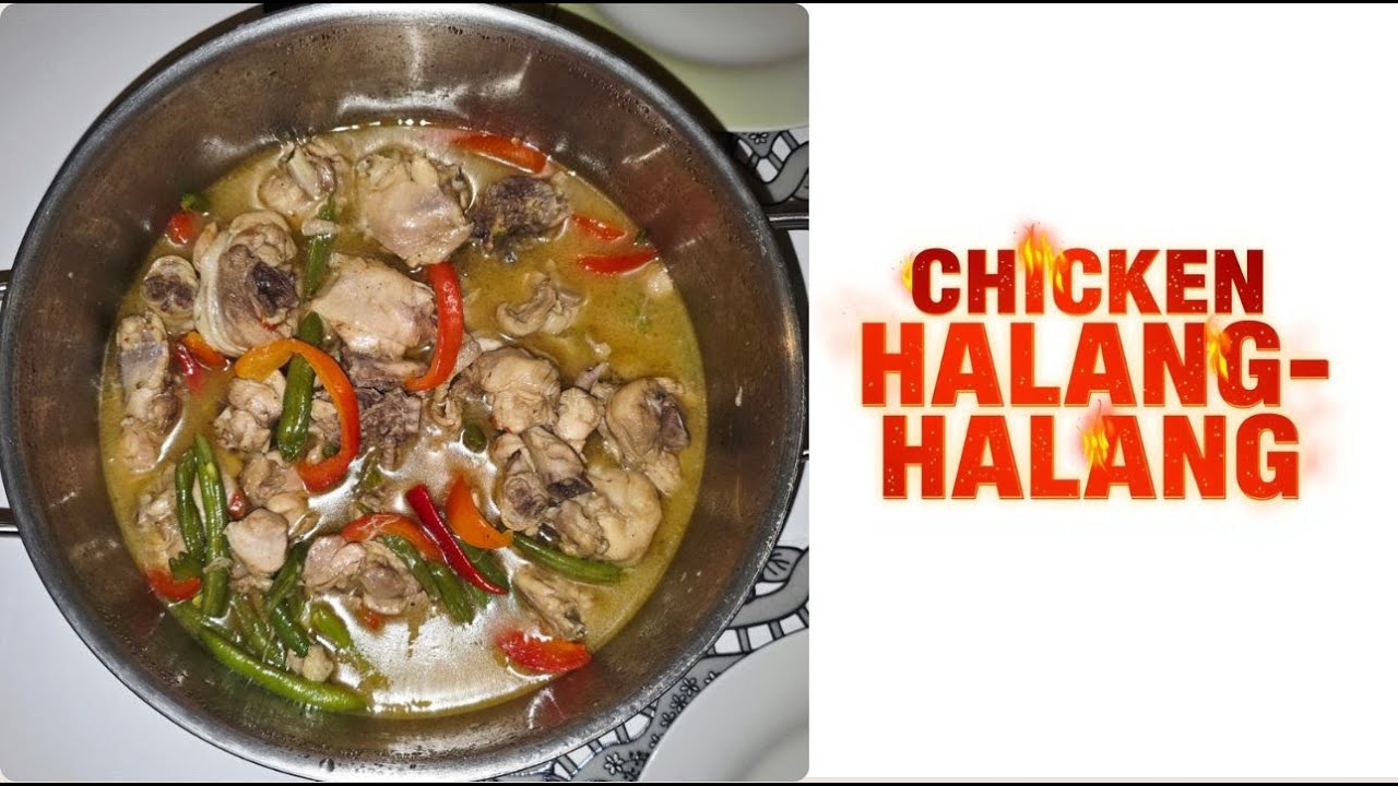 Chicken Halang Halang | Filipino Spicy Chicken in Coconut Milk