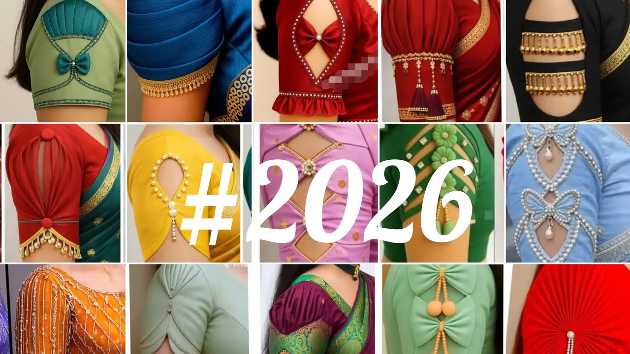 2026 के नए ब्लाउज स्लीव डिजाइन/baju design/blouse ke bahi design/hand design/New model sleeve design