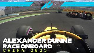 F2 2025 China | Alexander Dunne Race Onboard | #assettocorsa