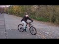 Fahrradfahren  sehen ohne augen