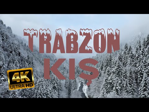 TRABZON KIŞ MANZARALARI / DRONE / KARADENİZ / BLACKSEA