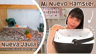 ADOPTE UN HAMSTER ¡Conoce a Ciruela! + COMO PREPARE LA JAULA ✨