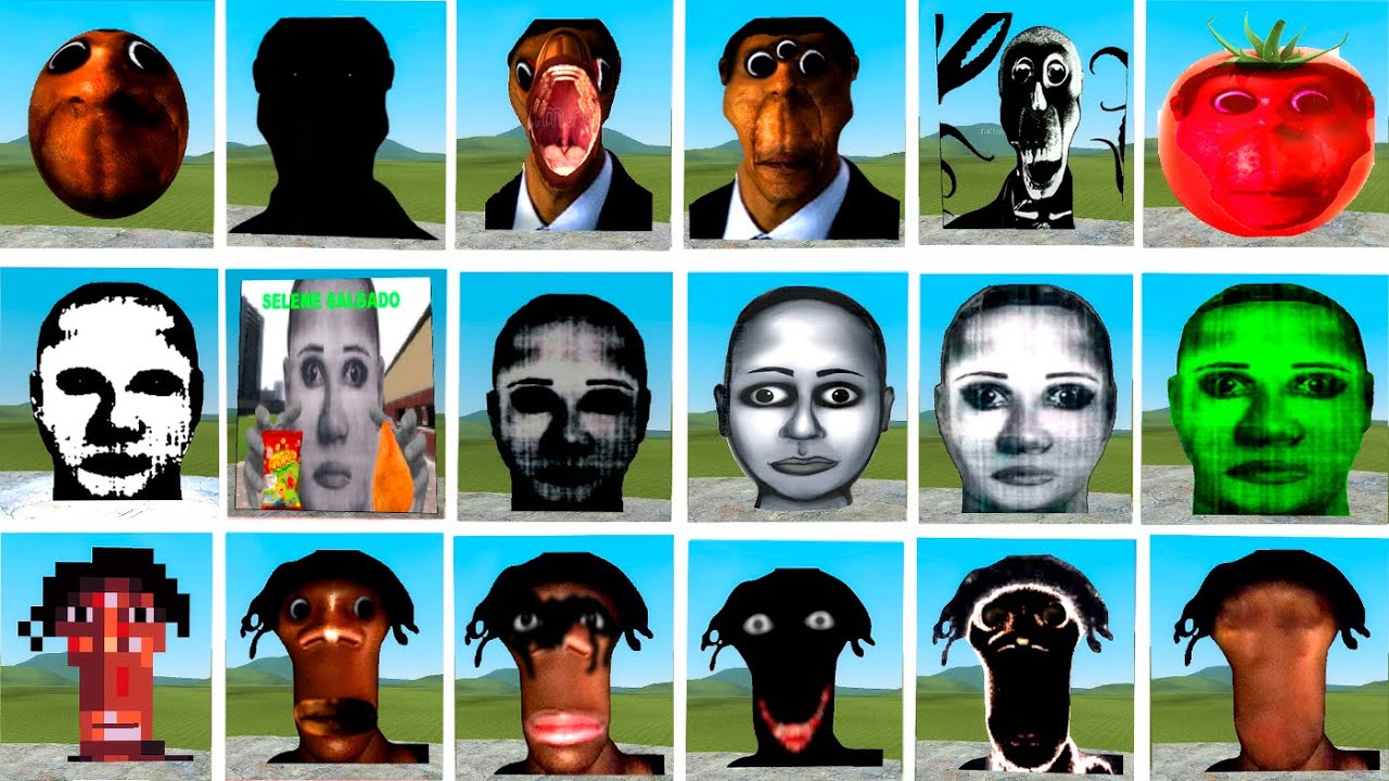 JUANDALE PRINGLE NEXTBOTS FAMILY OBUNGA NEXTBOTS SELENE DELGADO NEXTBOTS IN GARRY'S MOD