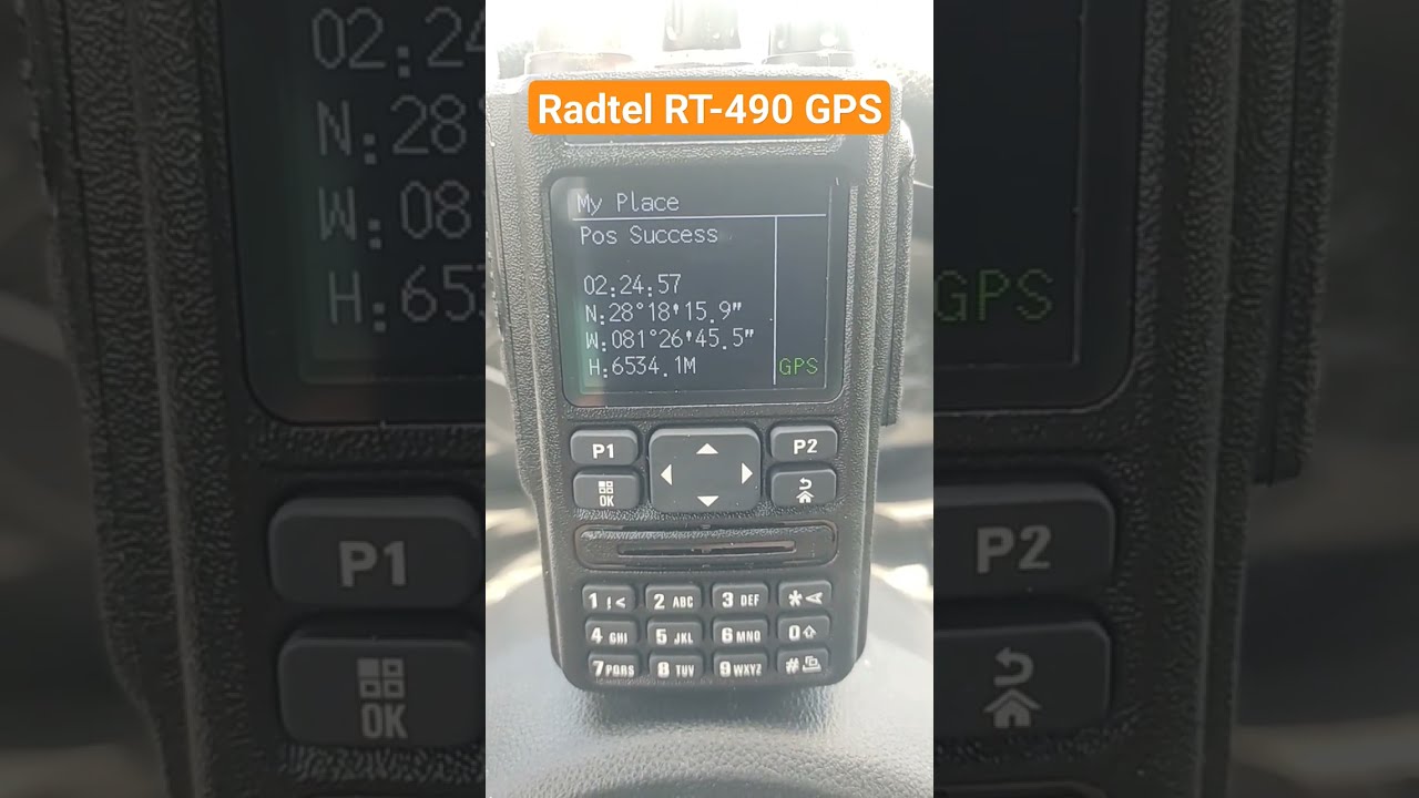 Radtel RT 490 GPS BlueTooth Airband Multi Frequency TriBand